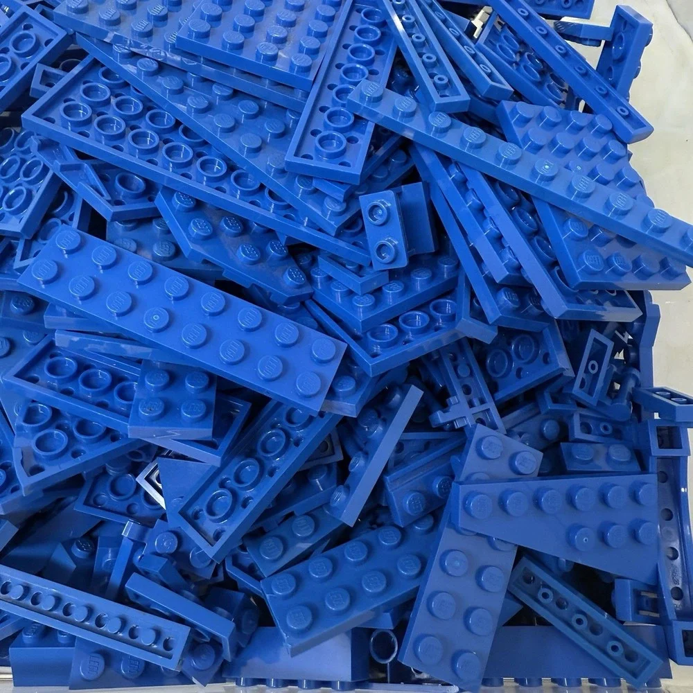 Blue LEGO Bricks Plates & More Bulk‎ Lot – 2lb 0.3oz Bag Sorted by Color